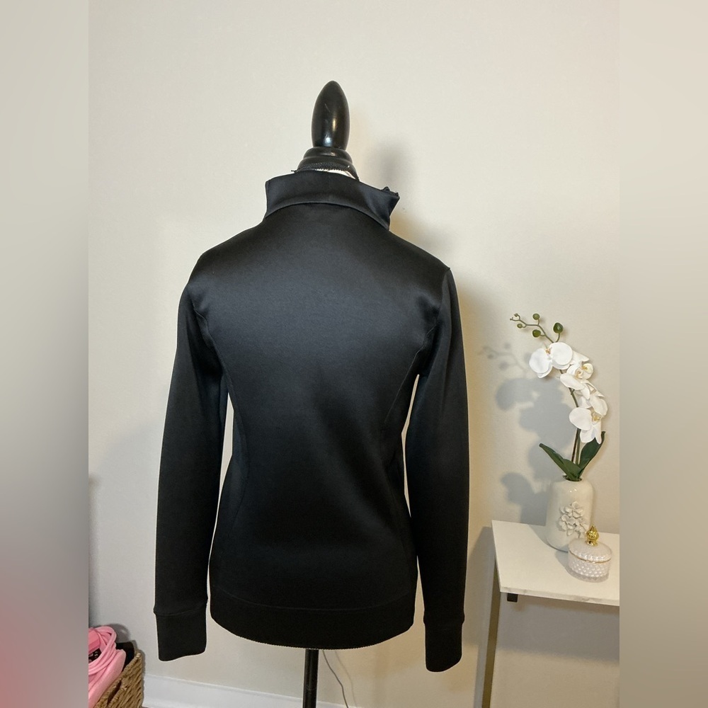 Simply Vera Verawang Women's Black High-Neck Jacket - Picture 4 of 8